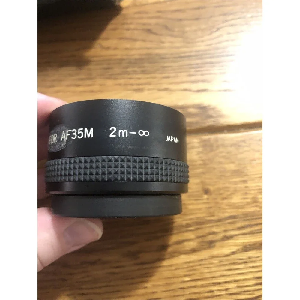 Amcam 508 Telephoto & Wide Angle Lens Kit for Canon AF35M - With Case & Covers